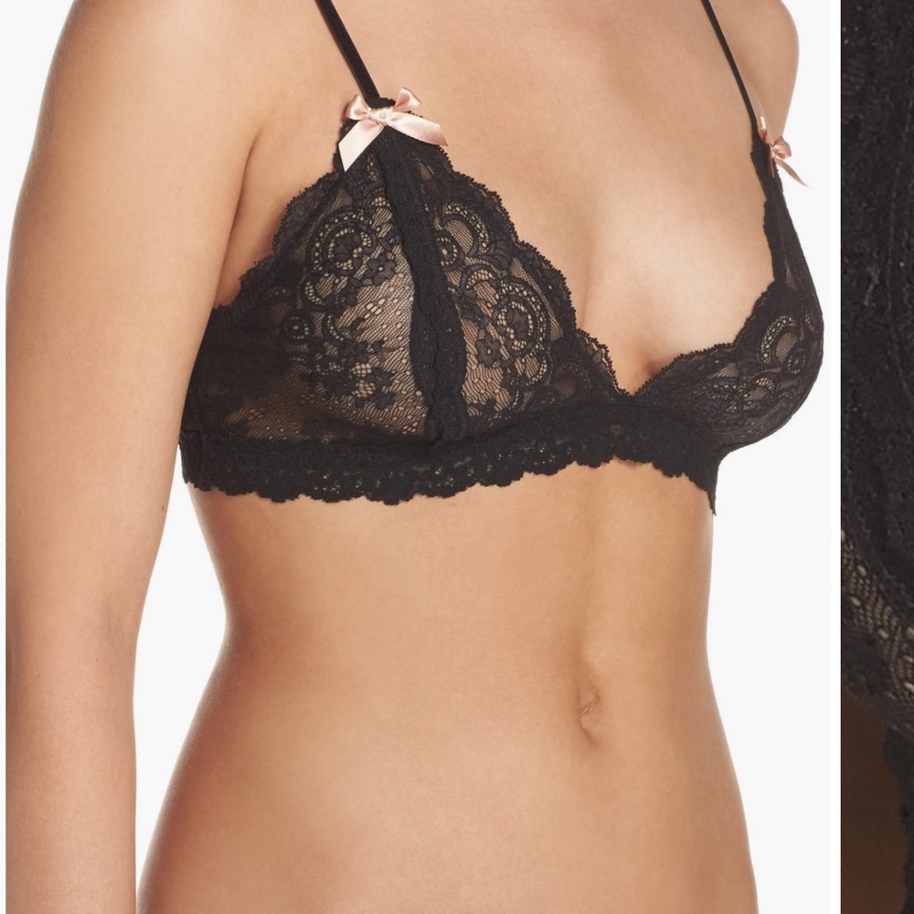 BRAND NEW WITH TAGS!  HANKY PANKY OPEN BRALETTE!